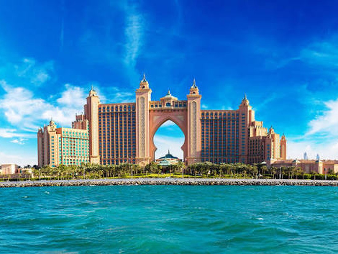 Atlantis The Palm, Dubai — luxury hotel exterior, representing the hospitality environments INDUS CIRCLE sources for